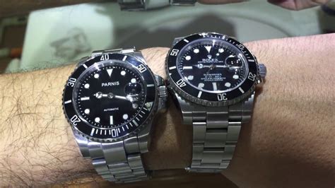 parnis vs rolex replica|parnis 40mm watch.